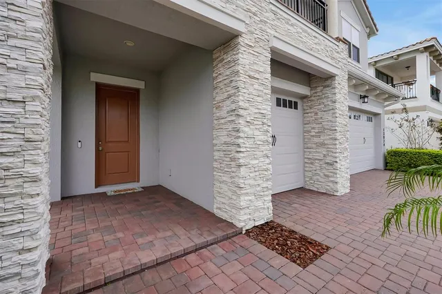 a view of an entryway door