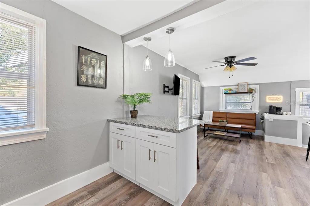 3320 18th Street North St. Petersburg, FL 33713 - Photo 17 of 28 a living room with furniture and a wooden floor