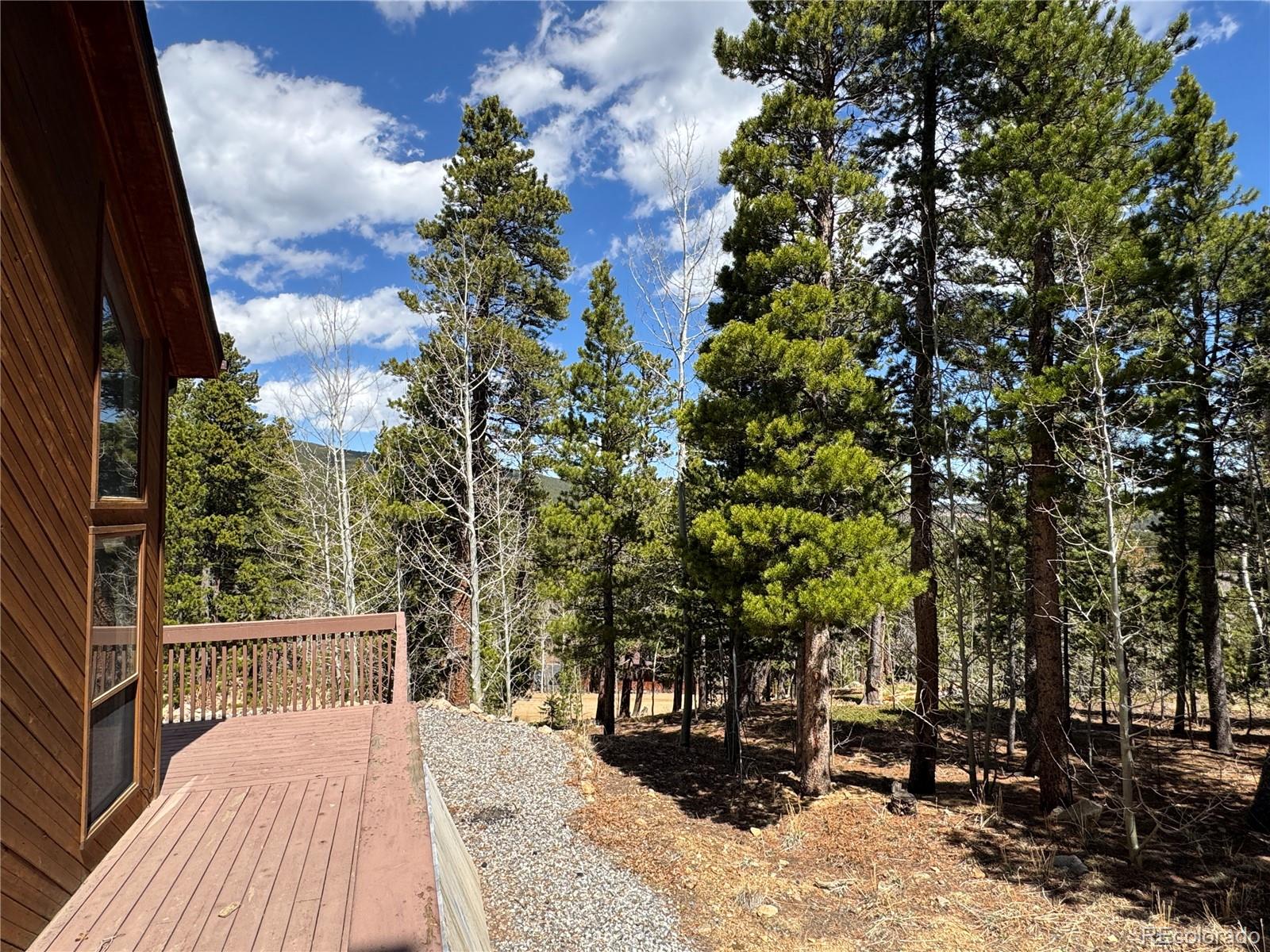 70 Highpoint Circle Black Hawk, CO 80422 - Photo 19 of 37 a view of a backyard with sitting area