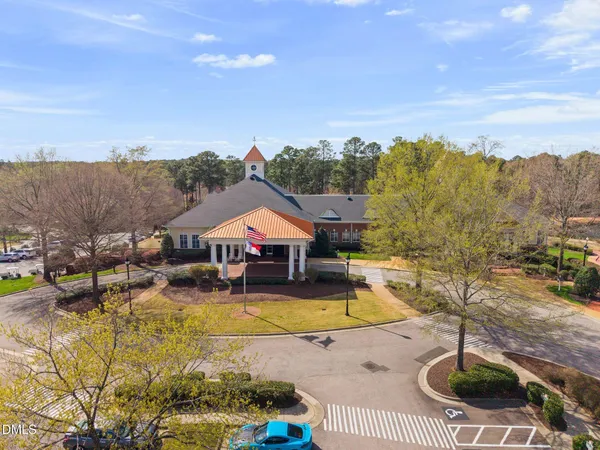 an aerial view of residential building with outdoor space