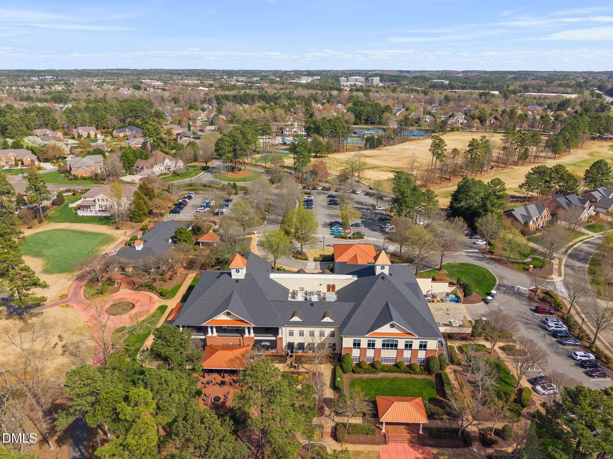 10511 Rosegate Court, Unit 305 Raleigh, NC 27617 - Photo 44 of 48 an aerial view of residential building with outdoor space