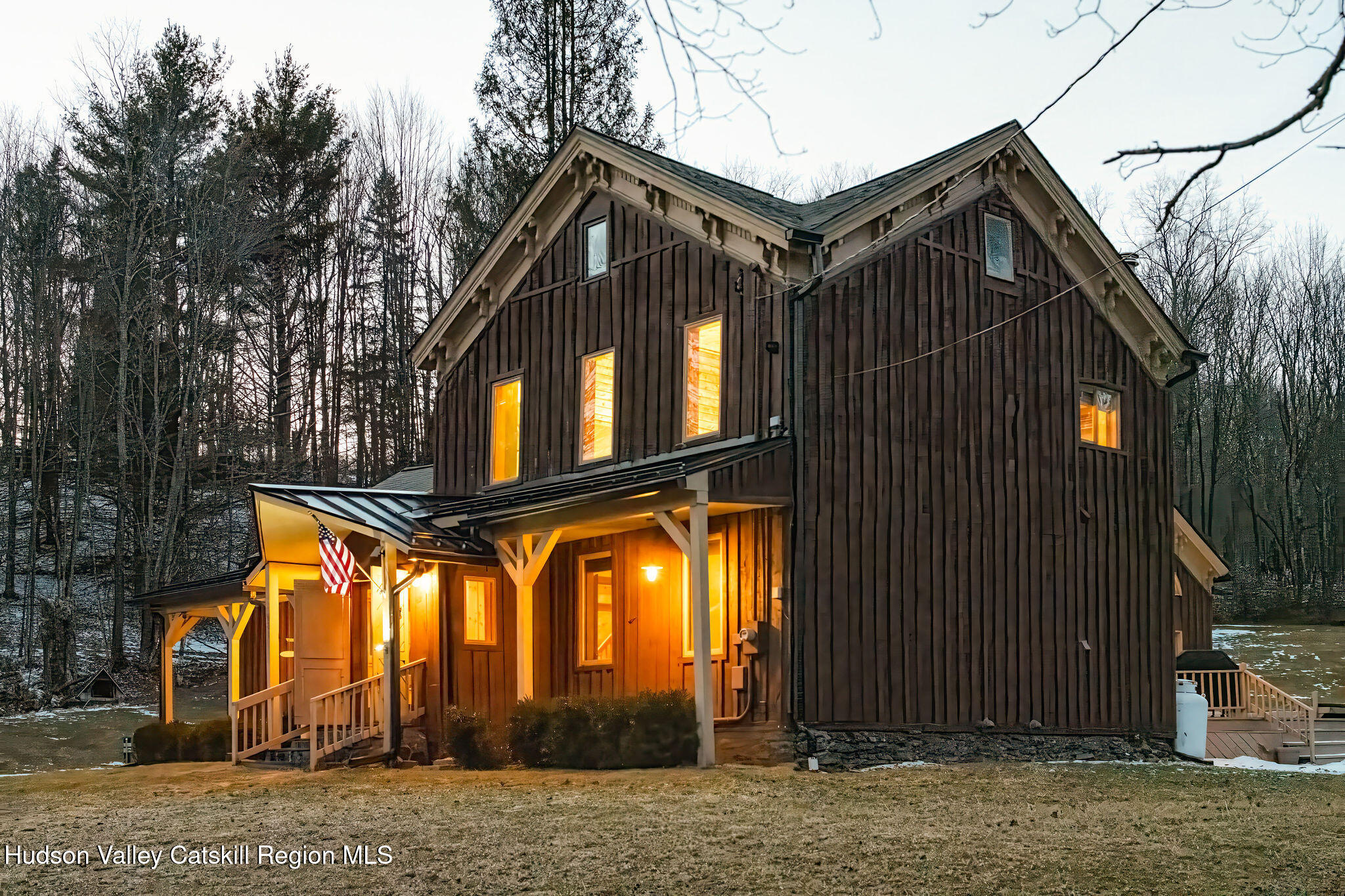 6841 County Highway Denver, NY 12421 - Photo 36 of 36 a view of a house with a yard