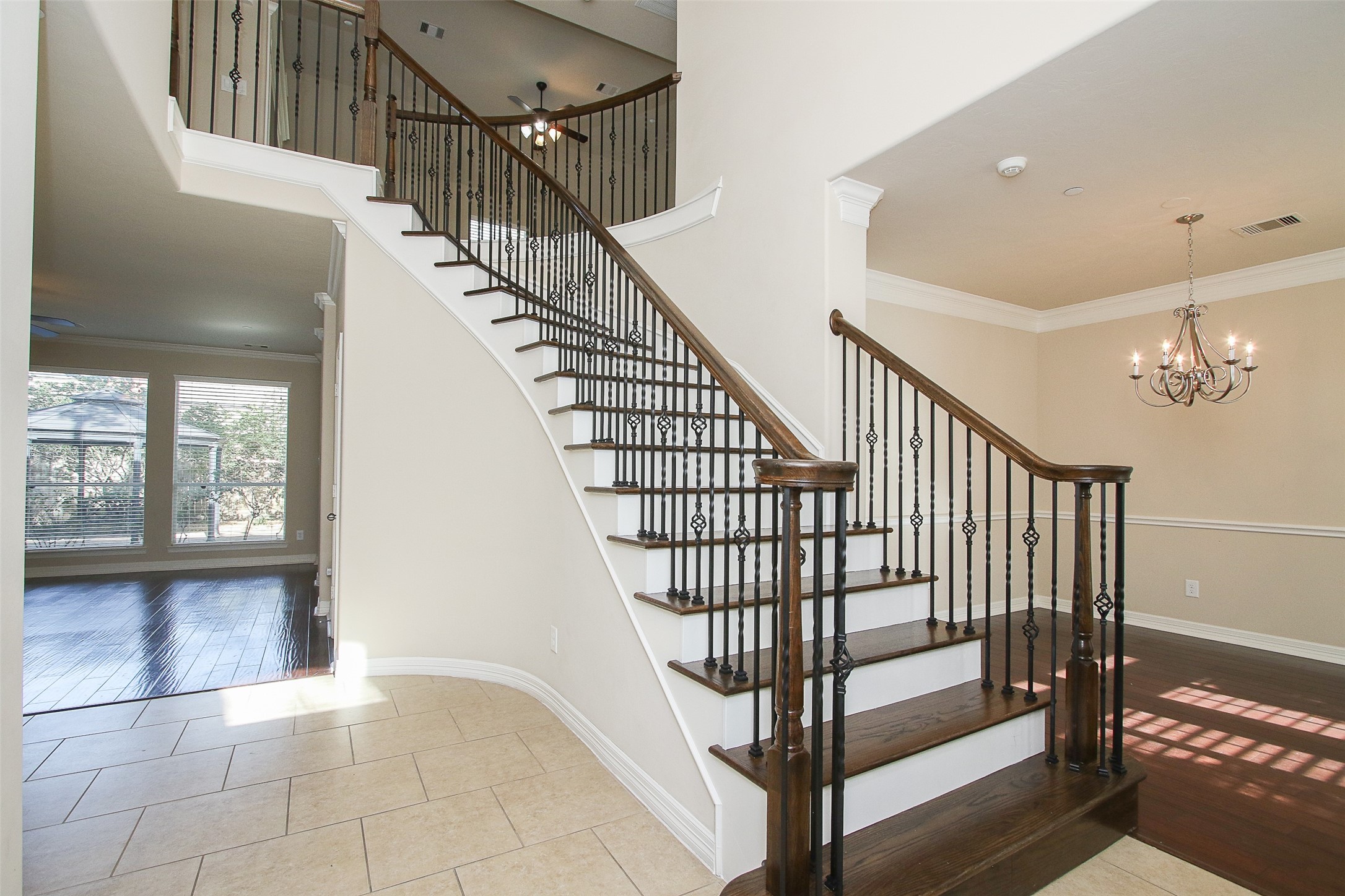 11722 Spriggs Way Houston, TX 77024 - Photo 30 of 49 a view of entryway and hall with wooden floor