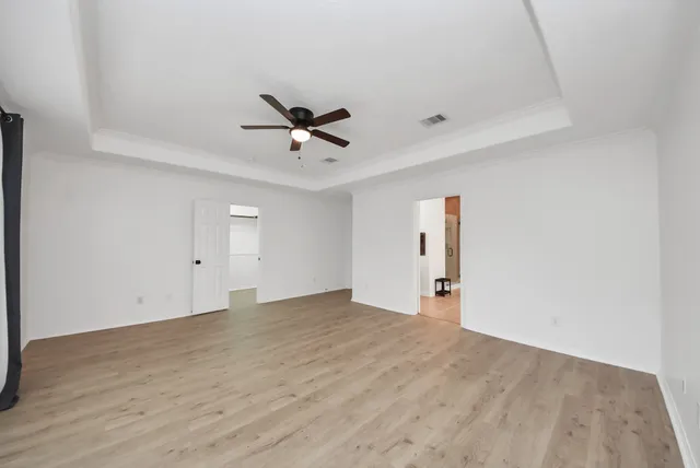 wooden floor in an empty room
