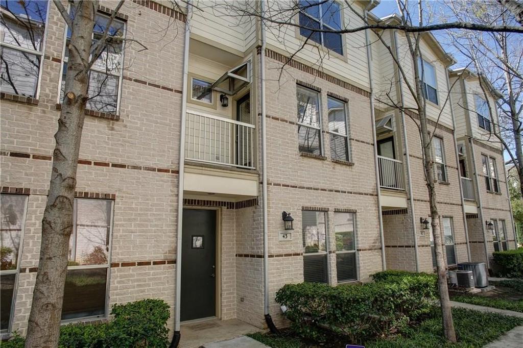 4830 Cedar Springs Road, Unit 43 Dallas, TX 75219 - Photo 2 of 22 View of building exterior with central air condition unit