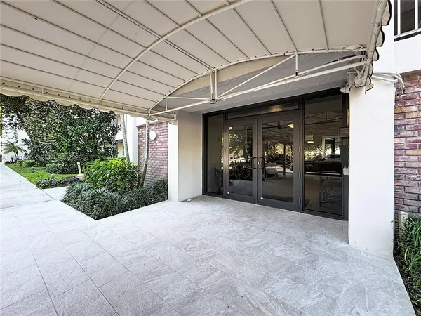 a view of a porch