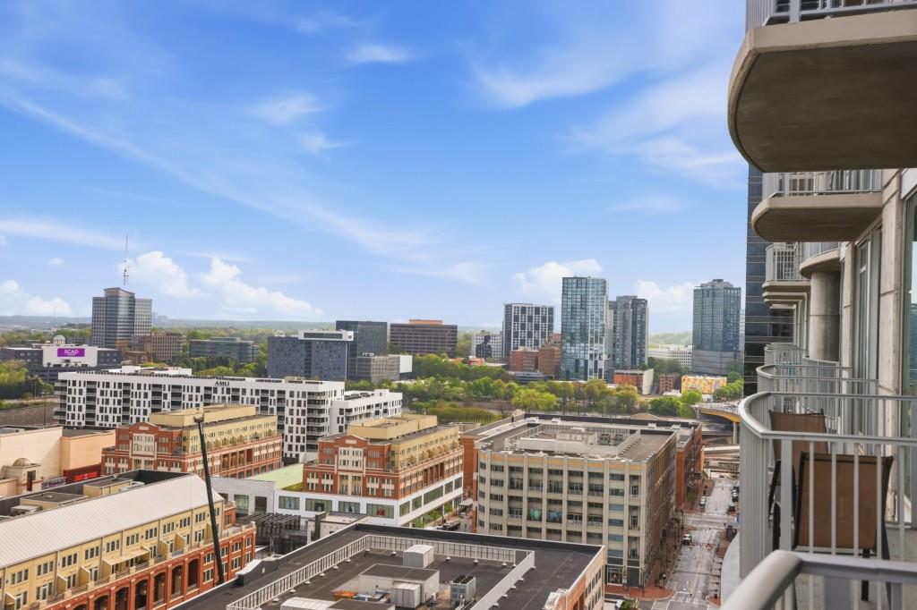 361 17th Street Northwest, Unit 1720 Atlanta, GA 30363 - Photo 23 of 38 a view of a city with tall buildings