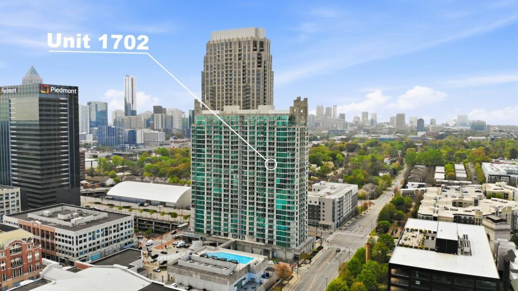 361 17th Street Northwest, Unit 1720 Atlanta, GA 30363 - Photo 34 of 38 a view of city with tall buildings