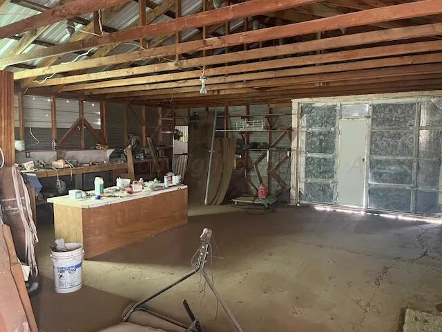 a view of storage and utility room