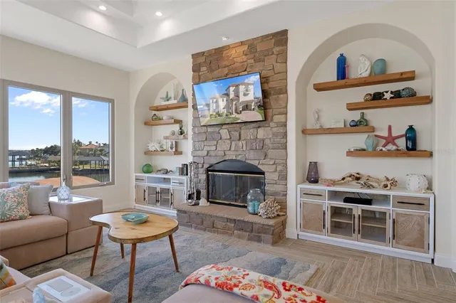 a view of a chairs and table in a terrace