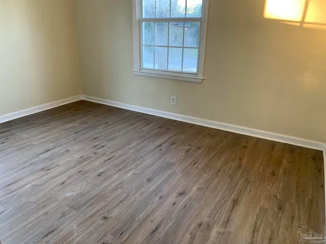 wooden floor in an empty room