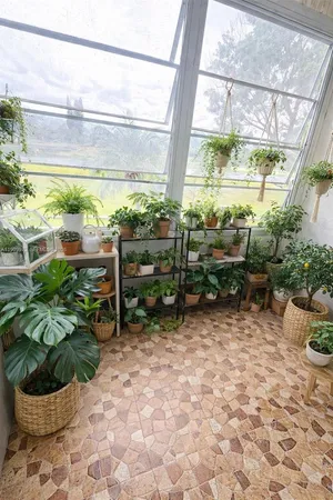 a view of a chairs and table in the back yard of the house