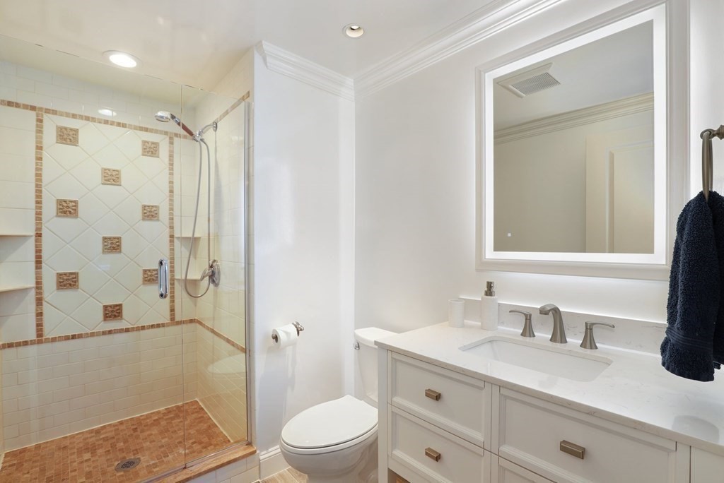 37 Autumn Road Weston, MA 02493 - Photo 24 of 42 a bathroom with a sink a toilet and shower