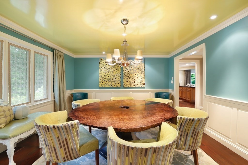 37 Autumn Road Weston, MA 02493 - Photo 3 of 42 a view of a dining room with furniture window and outside view