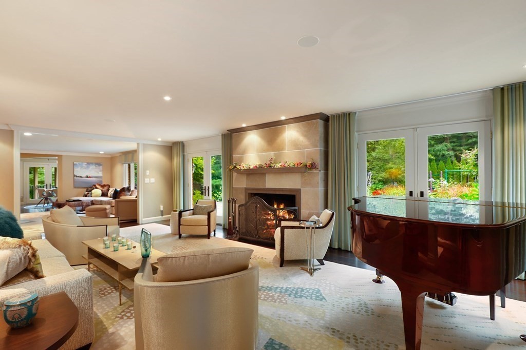 37 Autumn Road Weston, MA 02493 - Photo 10 of 42 a living room with furniture and a large window