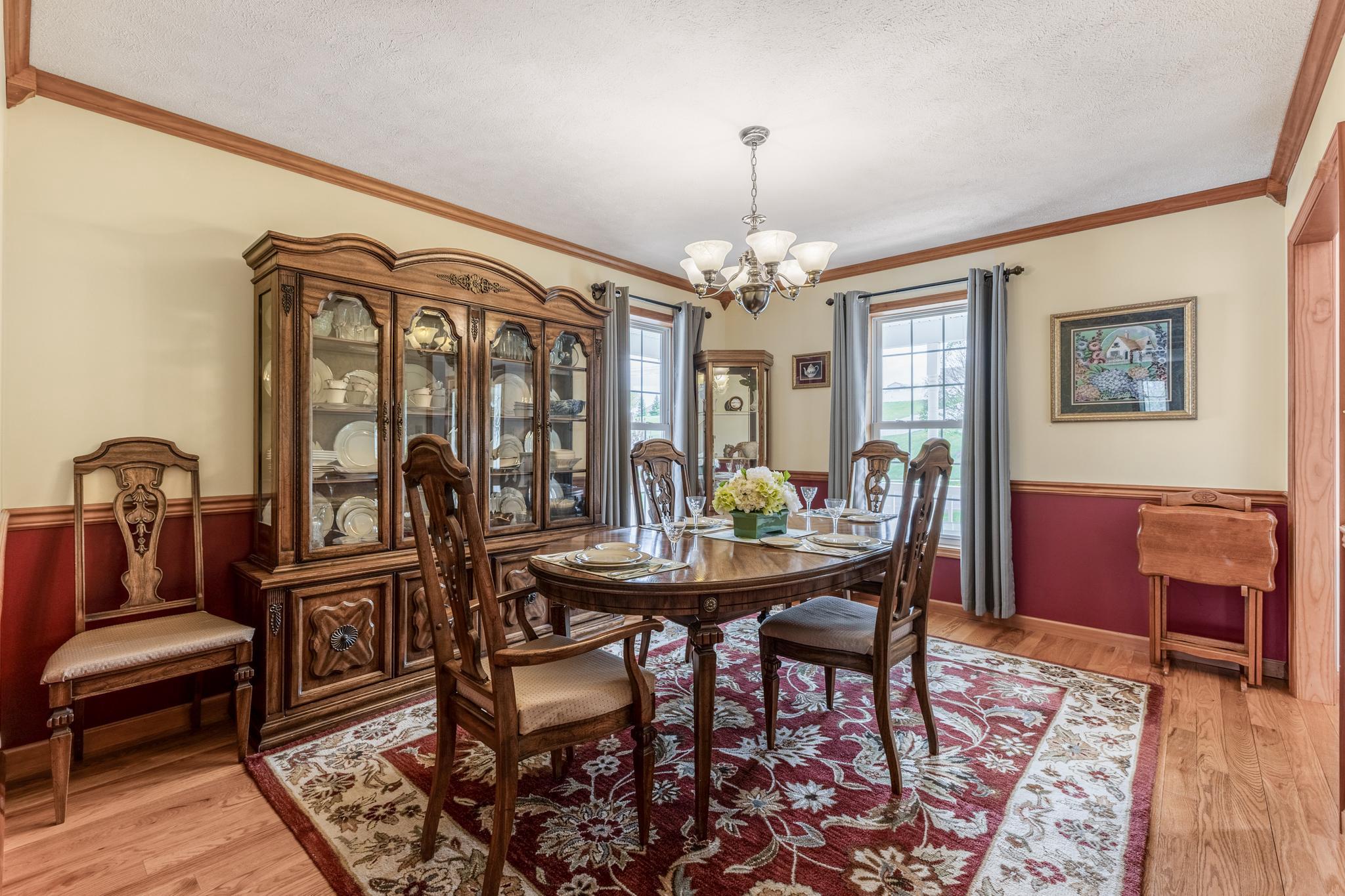 470 Millgate Road Bellefonte, PA 16823 - Photo 28 of 61 Formal Dining Room, Hardwoods, Wainscoting