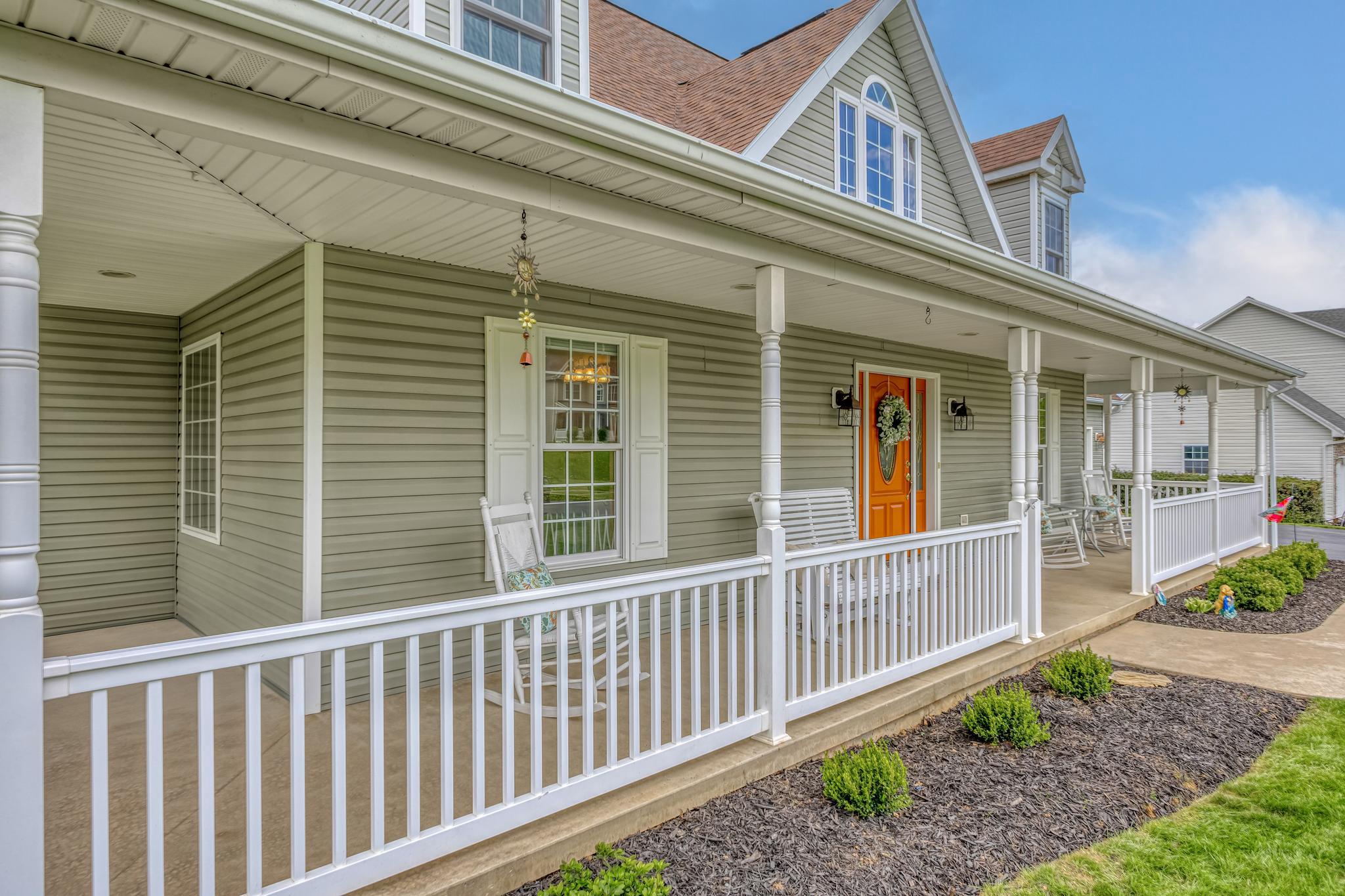 470 Millgate Road Bellefonte, PA 16823 - Photo 5 of 61 Vinyl Railing on covered porch