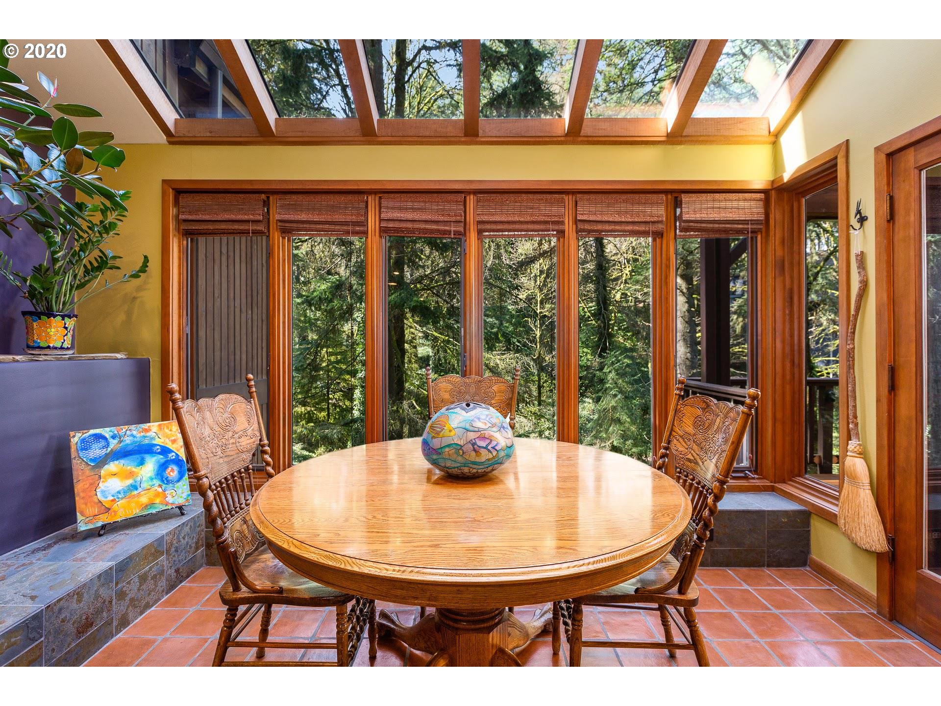 2654 Southwest Fairmount Boulevard Portland, OR 97239 - Photo 10 of 32 a view of a dining room with furniture window and outside view