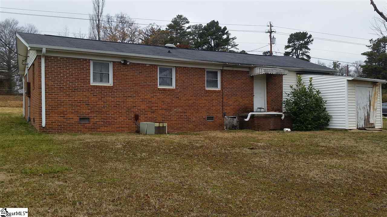 Rear view of house