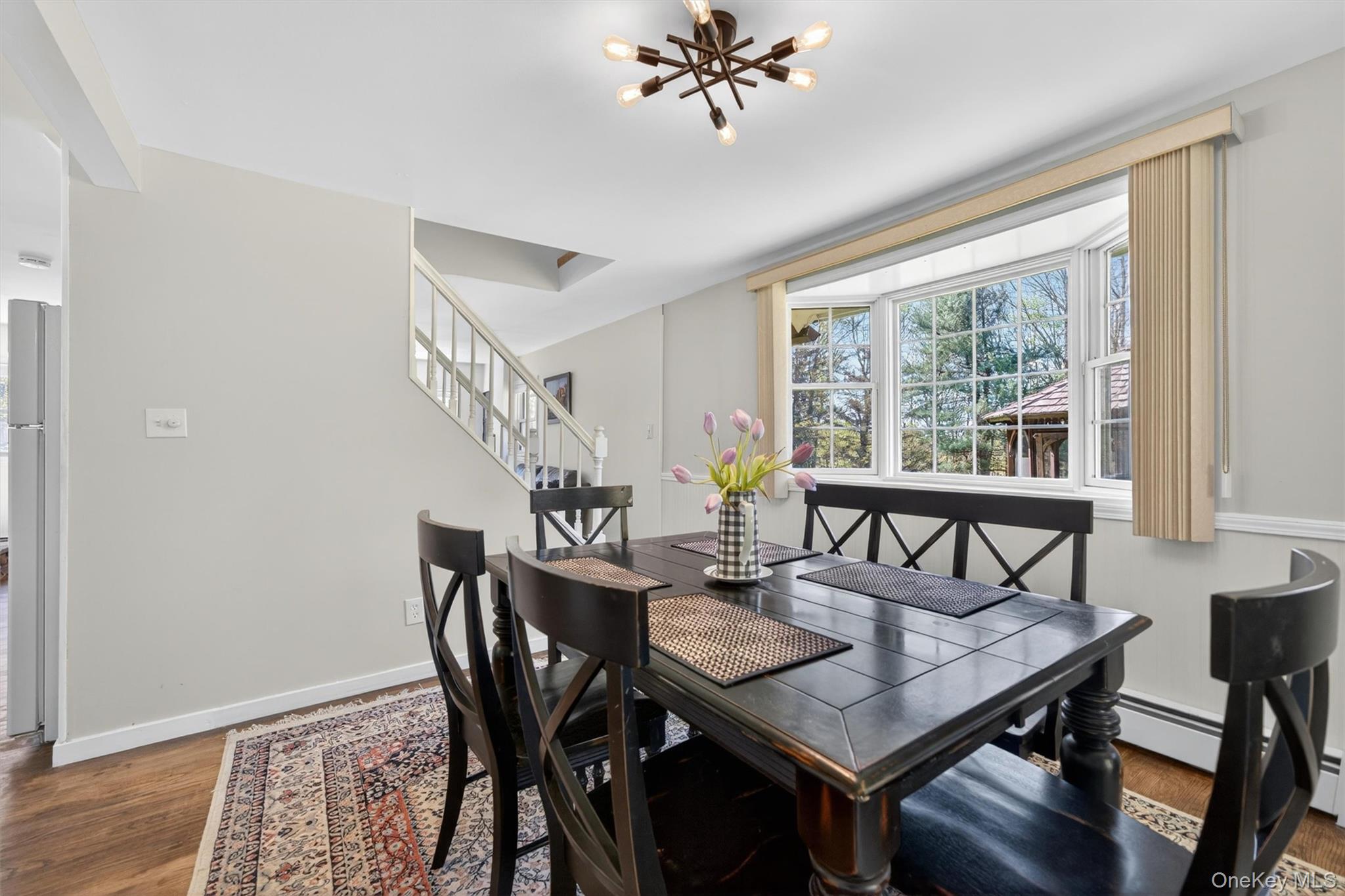 35 Yaun Road Livingston Manor, NY 12758 - Photo 19 of 38 a view of a dining room with furniture window and wooden floor