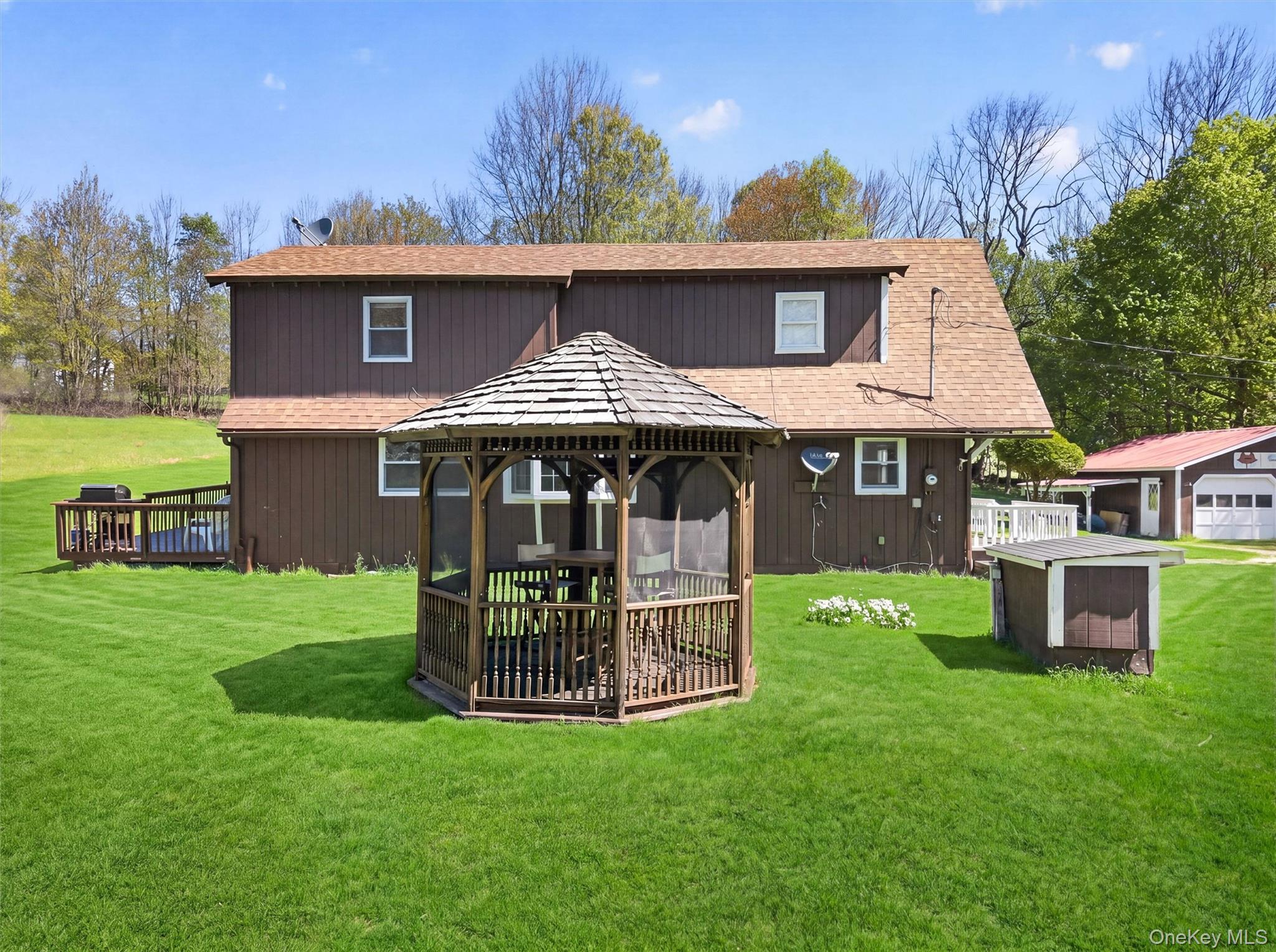 35 Yaun Road Livingston Manor, NY 12758 - Photo 34 of 38 a front view of a house with a garden