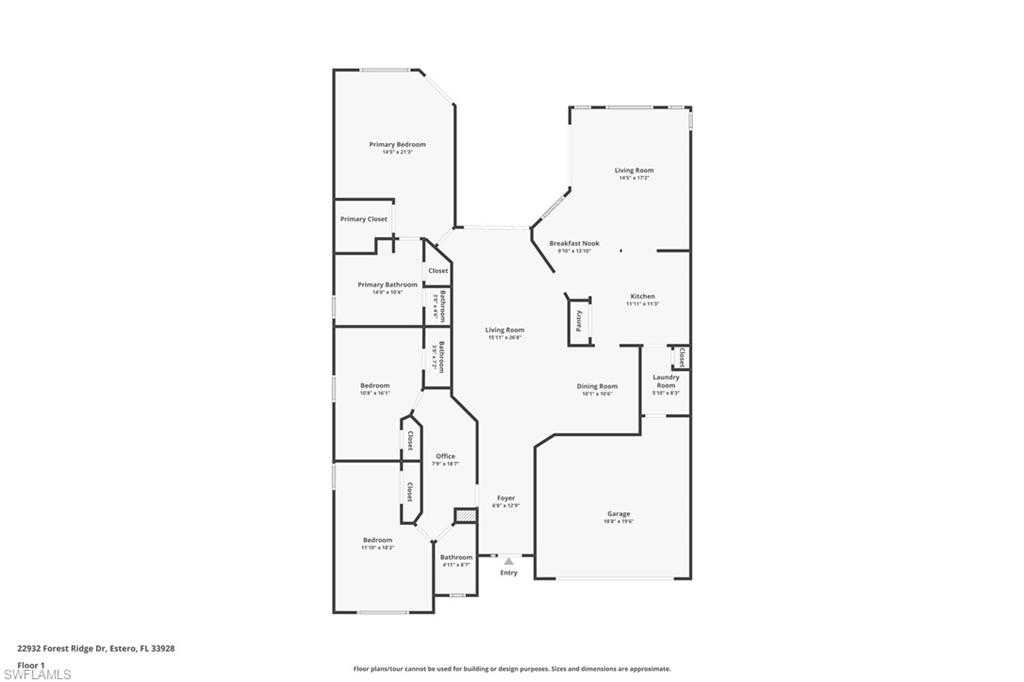 22932 Forest Ridge Drive Estero, FL 33928 - Photo 4 of 41 a picture of a floor plan
