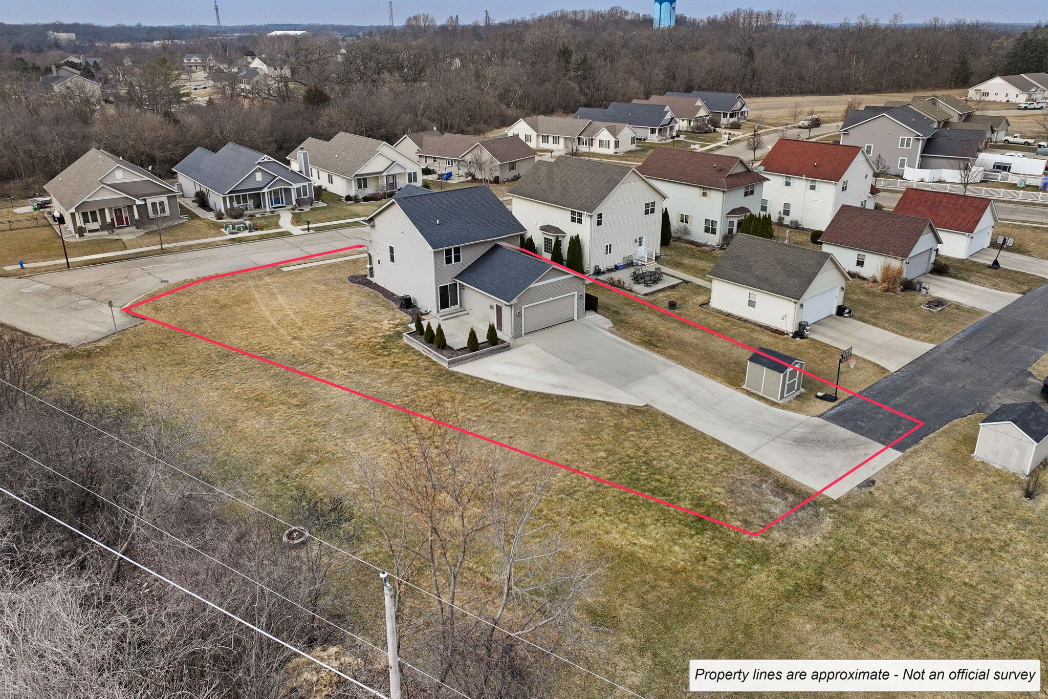 1172 Springbrook Drive Burlington, WI 53105 - Photo 3 of 40 Overhead view