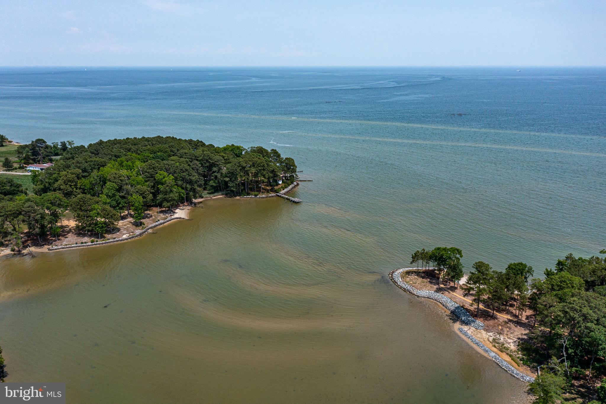 57 Waterman's Way Reedville, VA 22539 - Photo 29 of 43 Over head view of waters to Bay