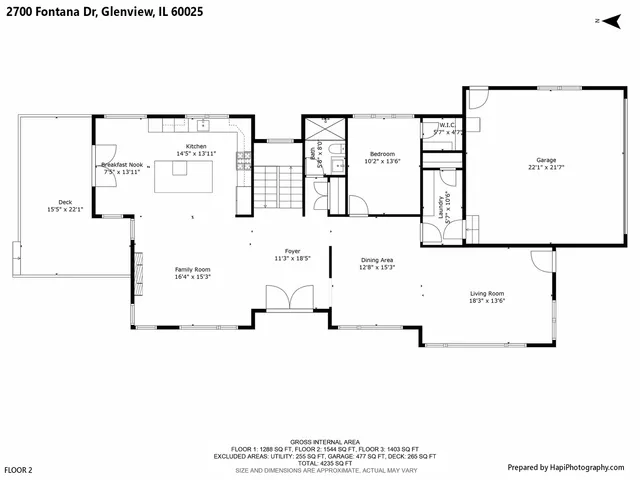 $1,599,000 | 2700 Fontana Drive, Glenview, IL 60025