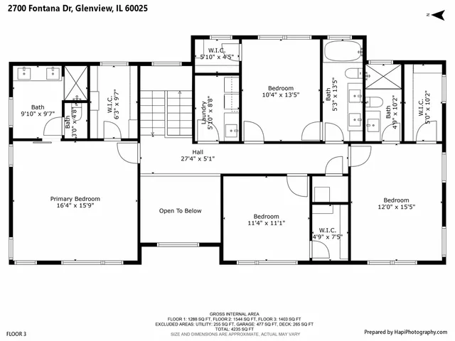 $1,599,000 | 2700 Fontana Drive, Glenview, IL 60025