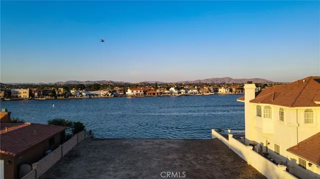 a view of ocean from a lake