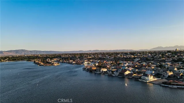 a view of ocean from a lake