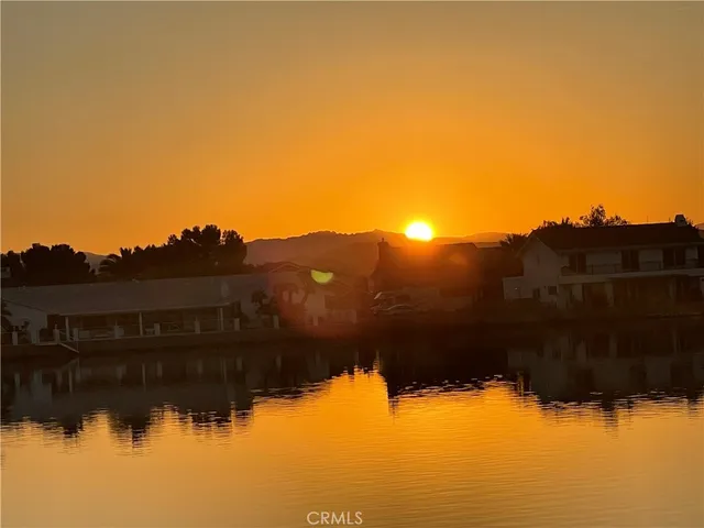 a view of sky from balcony