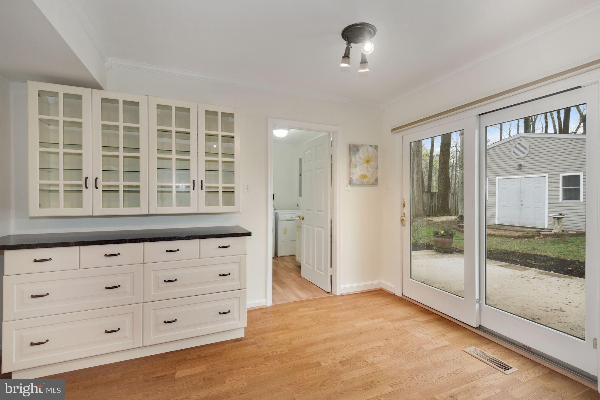3224 Birchtree Lane Silver Spring, MD 20906 - Photo 10 of 30 Built-ins and Sliding Door to Patio
