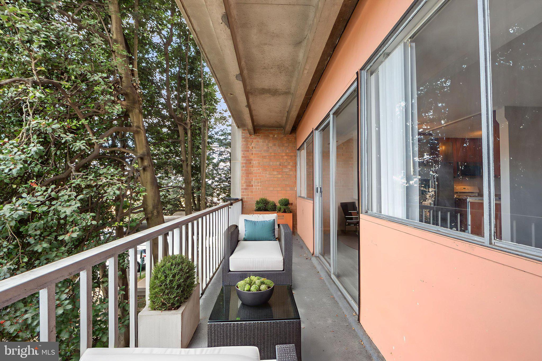 431 North Armistead Street, Unit 211 Alexandria, VA 22312 - Photo 20 of 27 a view of balcony with furniture
