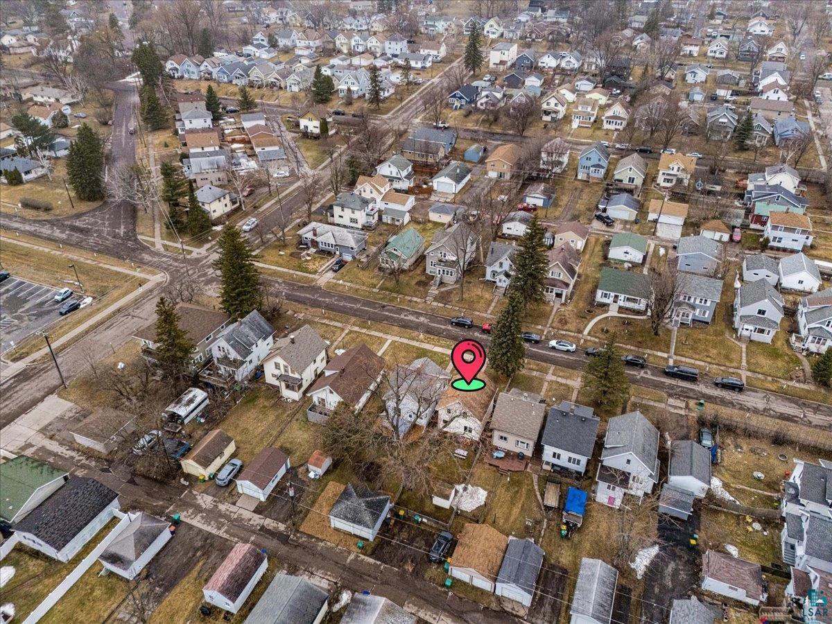 4316 West 6th Street Duluth, MN 55807 - Photo 19 of 39 Aerial overview of property's location with nearby suburban area