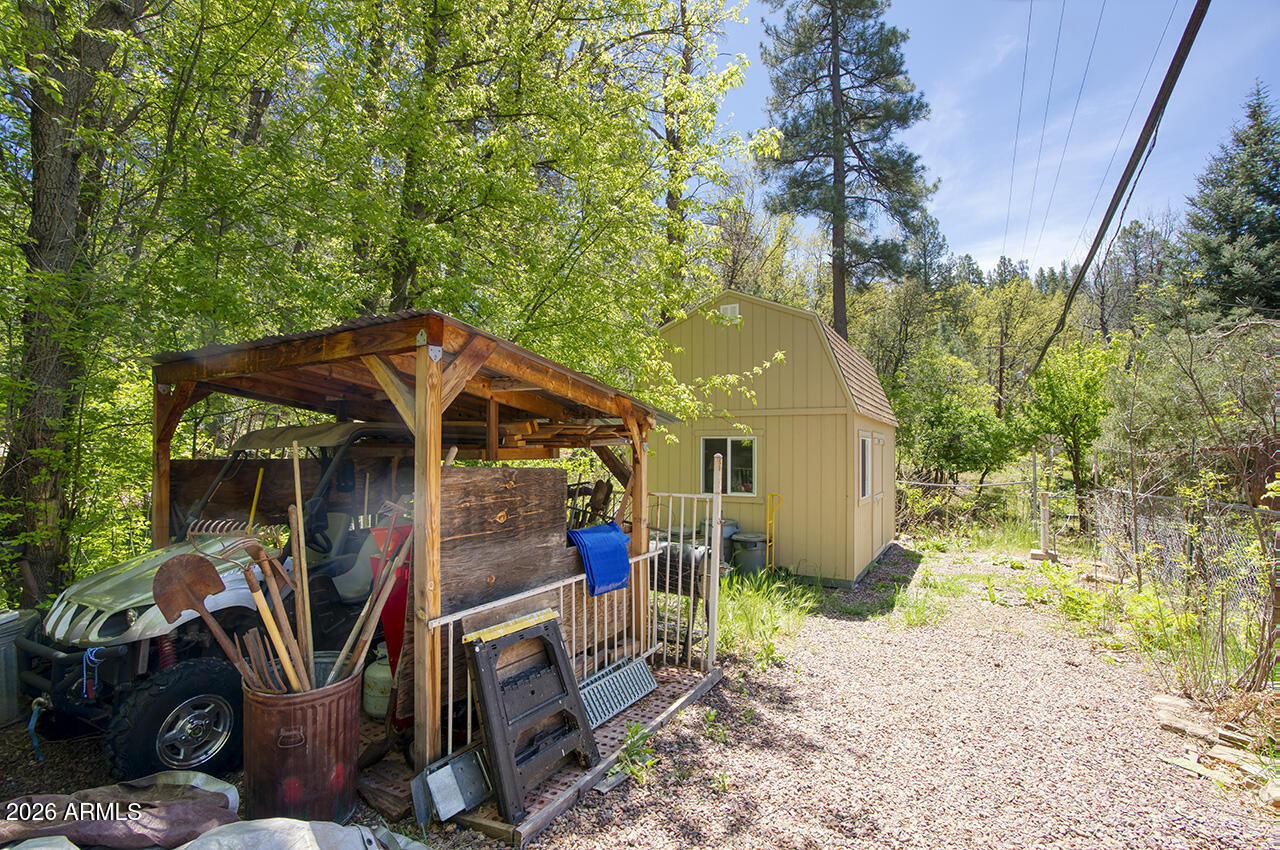387 West Columbine Road Payson, AZ 85541 - Photo 33 of 40 Second Storage Shed and Covered