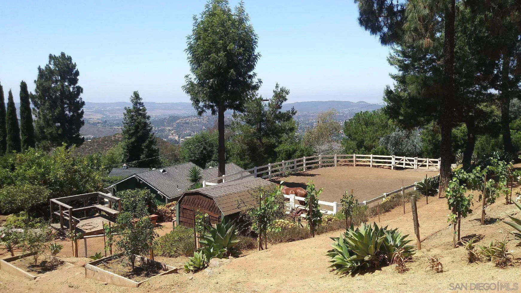 14770 High Valley Road Poway, CA 92064 - Photo 28 of 32 a view of a terrace with sitting area
