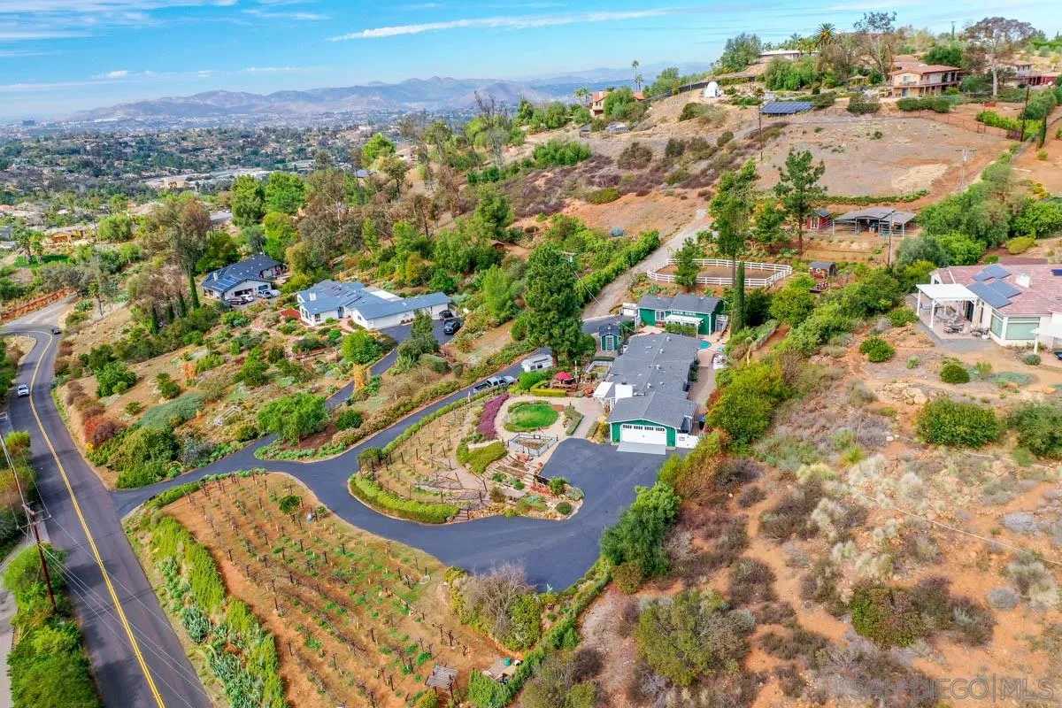 14770 High Valley Road Poway, CA 92064 - Photo 31 of 32 an aerial view of residential house with outdoor space
