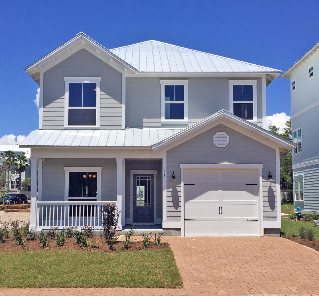 44 Grande Pointe Drive Inlet Beach, FL 32461 - Photo 1 of 54 a front view of a house with a yard