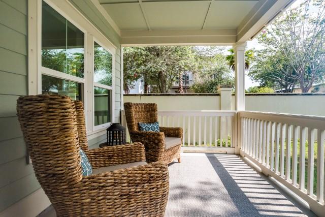 44 Grande Pointe Drive Inlet Beach, FL 32461 - Photo 47 of 54 a balcony view with a large window and outdoor seating