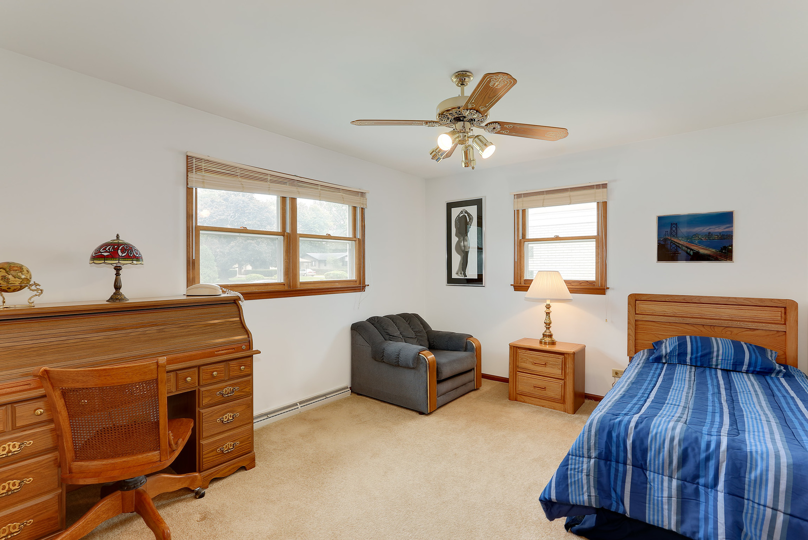 352 North Alfred Avenue Elgin, IL 60123 - Photo 13 of 20 a bedroom with furniture and a window