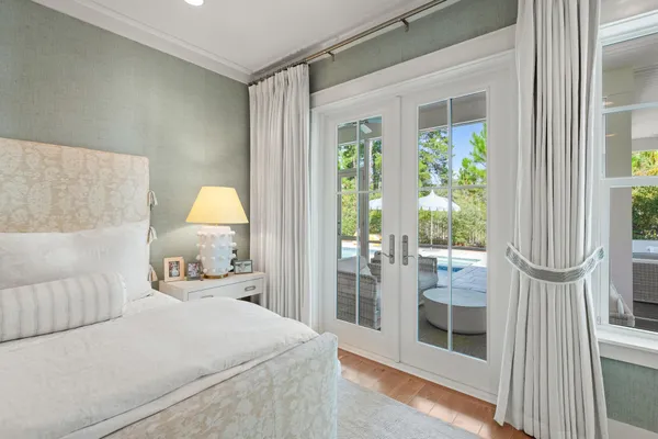 a house view with a garden space