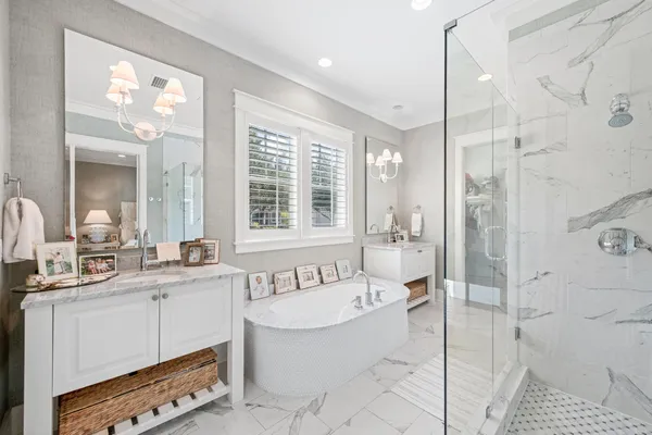 a view of balcony with a potted plant and outdoor seating