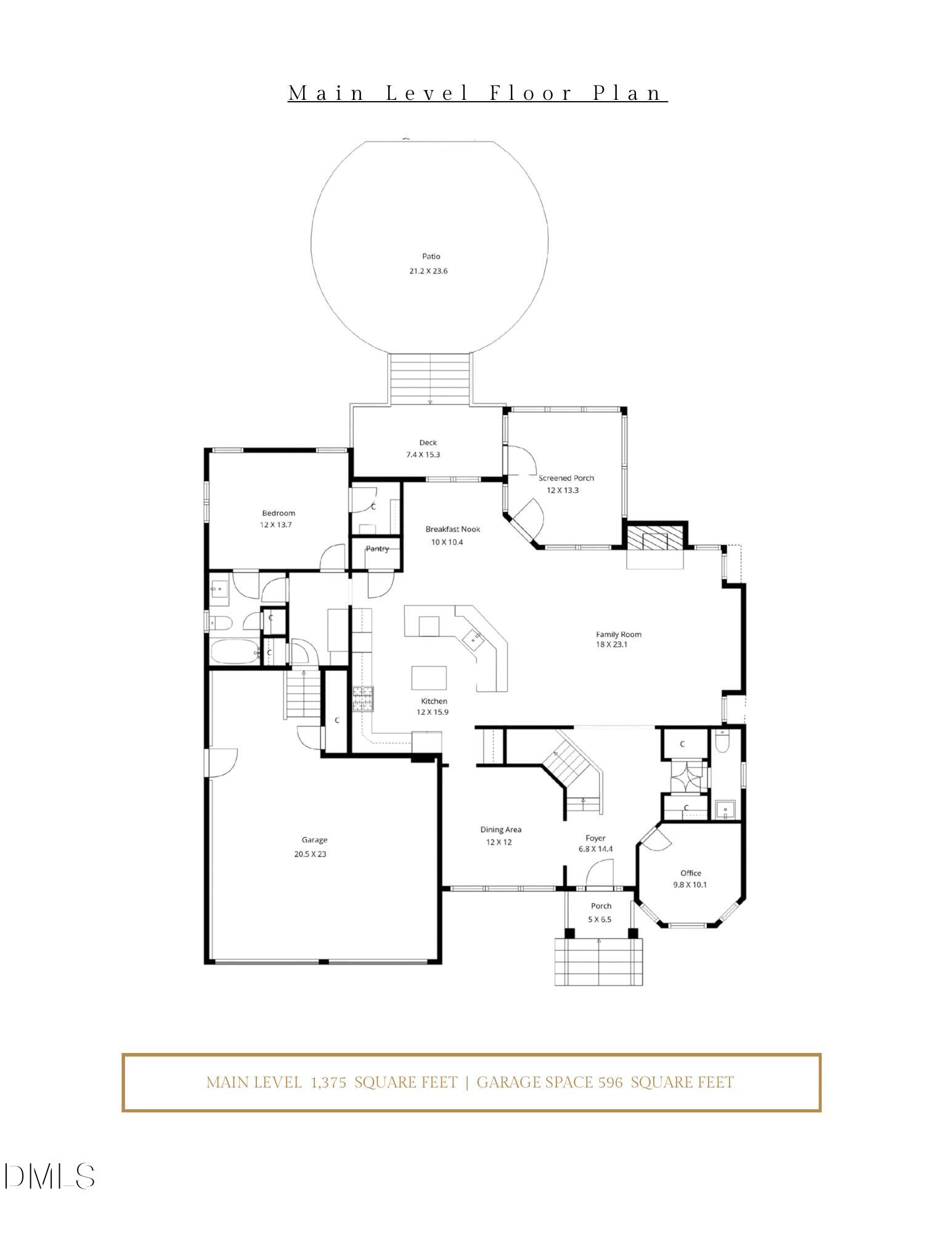 3353 Cheswick Drive Raleigh, NC 27609 - Photo 51 of 53 Floor Plan