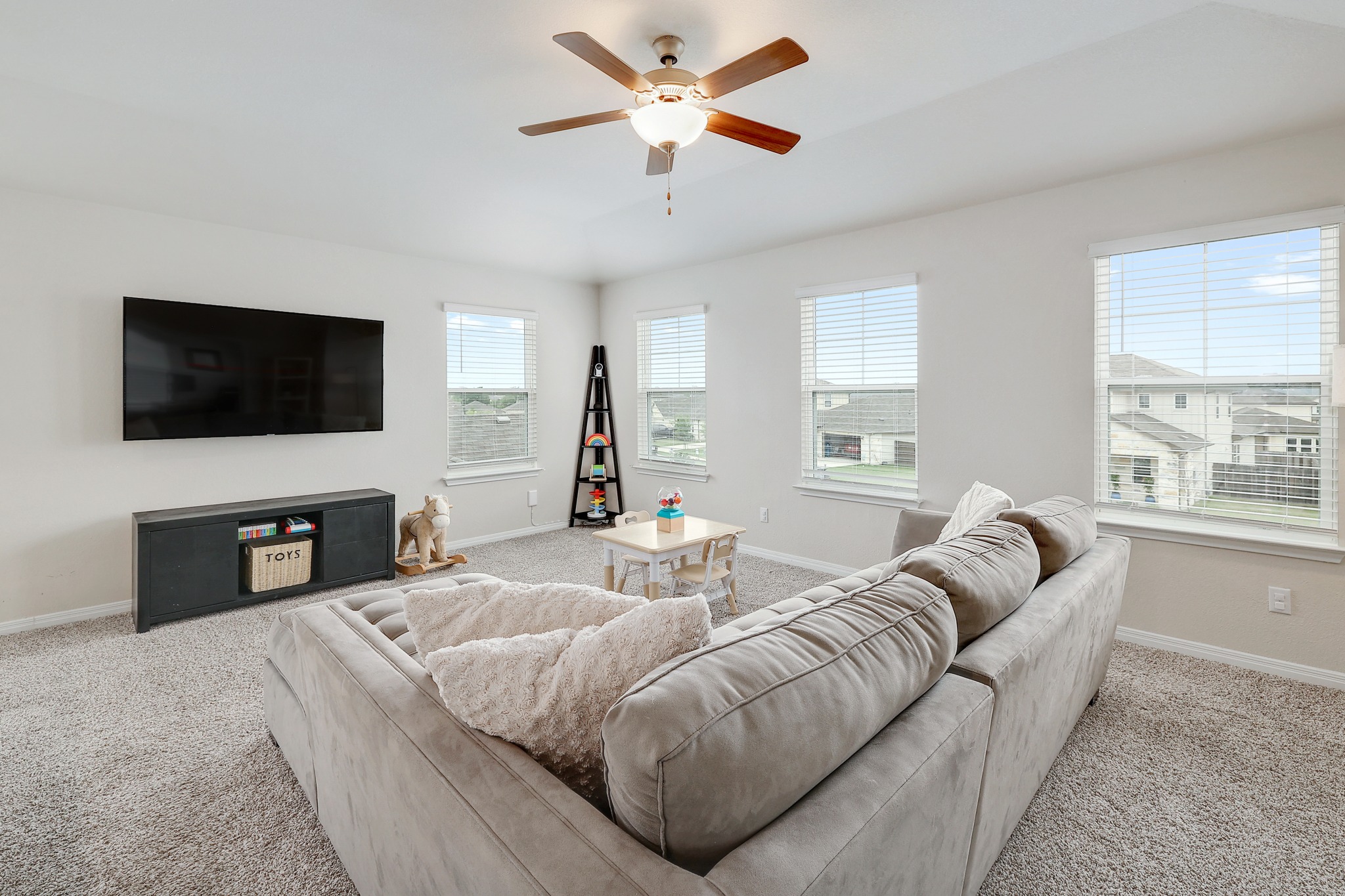144 Sungrove Trail Georgetown, TX 78628 - Photo 17 of 40 Upstairs, find an oversized game room filled with windows