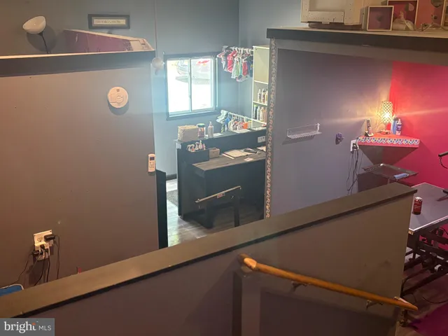 a view of outdoor space with deck and trees