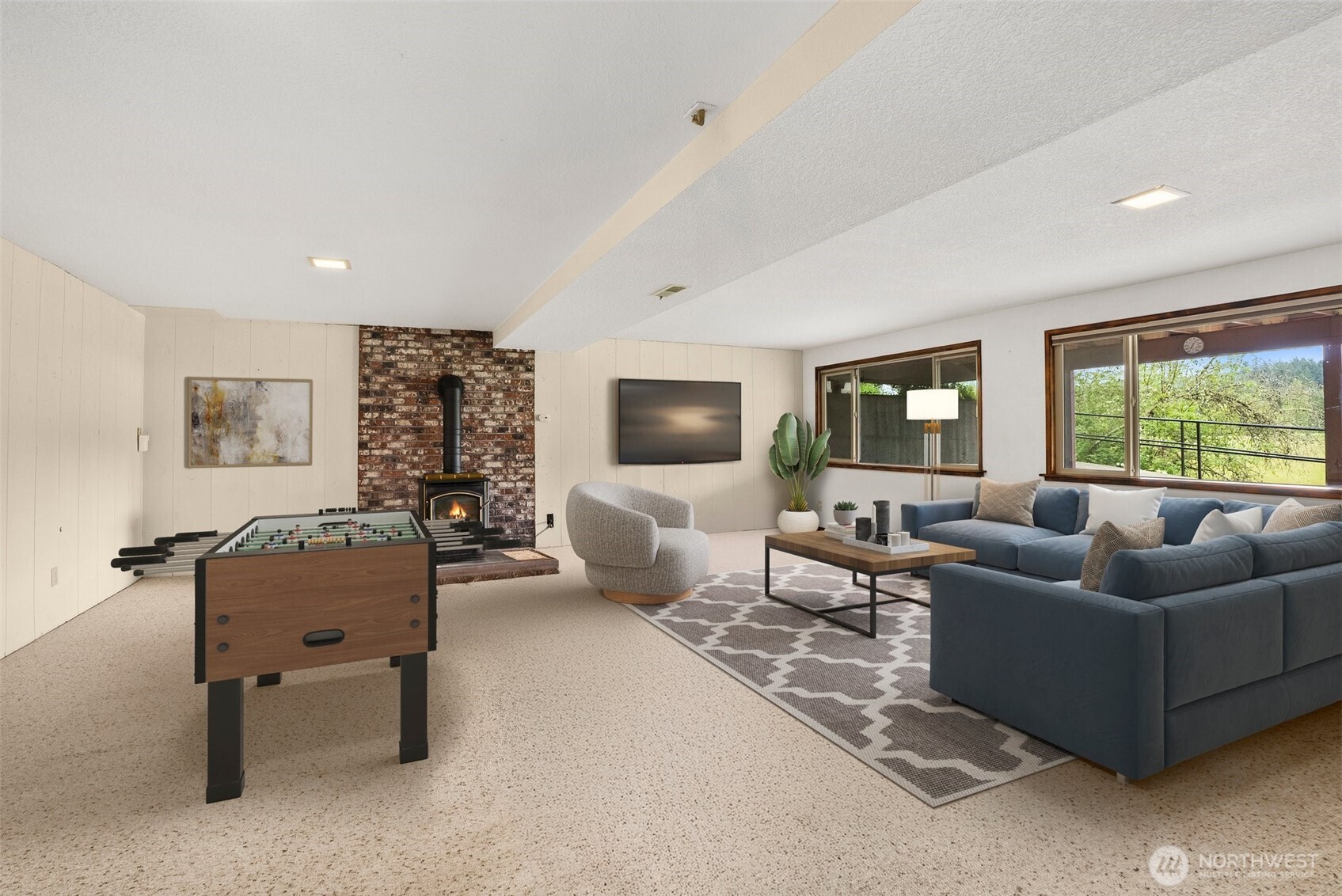 154 Sanderson Road Chehalis, WA 98532 - Photo 16 of 27 a living room with furniture and a flat screen tv