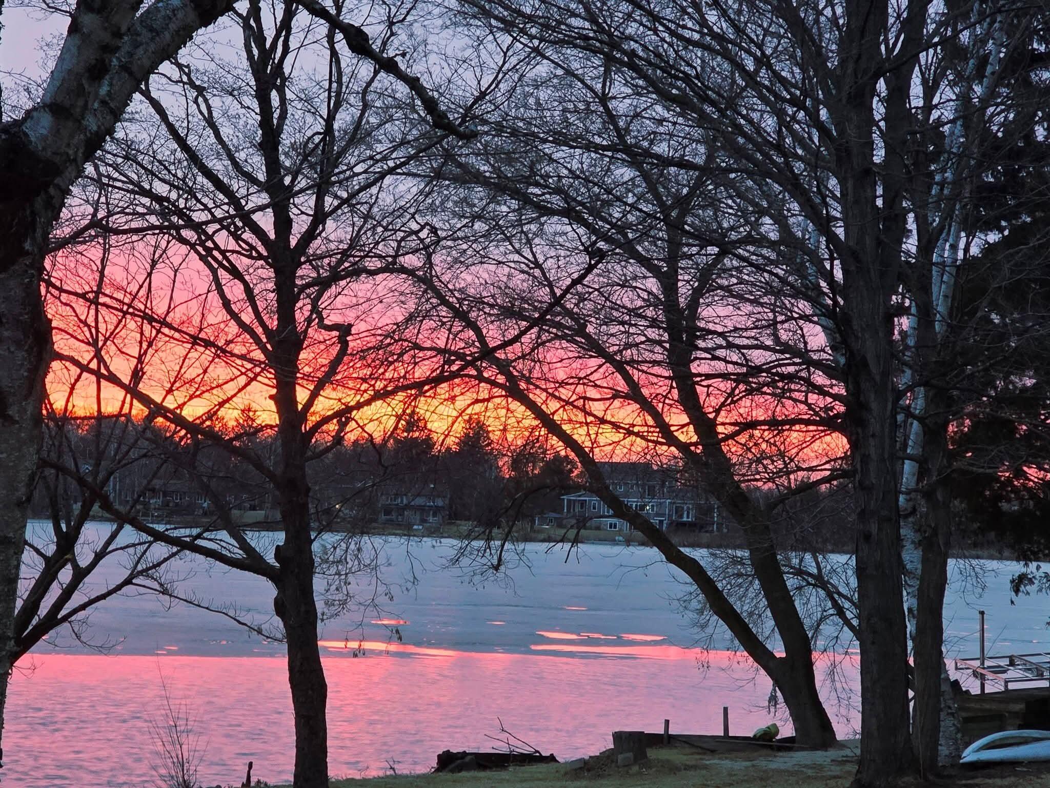 151 East Shore Drive Random Lake, WI 53075 - Photo 46 of 65 Sunset view