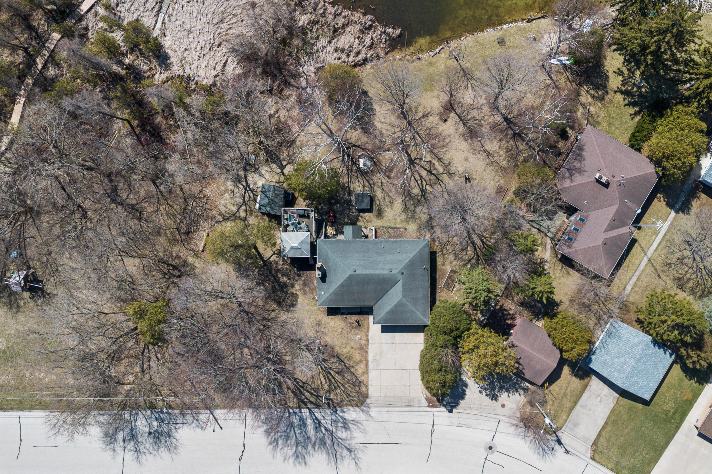 151 East Shore Drive Random Lake, WI 53075 - Photo 53 of 65 Aerial House